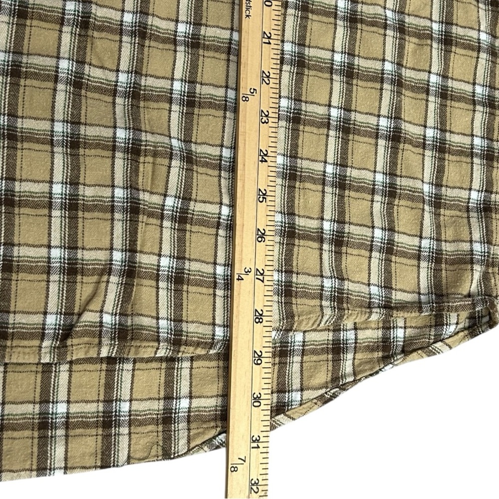 Ivy Crew Men’s Long Sleeve Flannel Plaid Button Down Shirt Sz 3XL - Picture 4 of 5